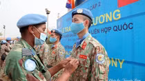 Trao Huy chương gìn giữ hoà bình cho Bệnh viện dã chiến cấp 2 số 3 Việt Nam tại Nam Sudan
