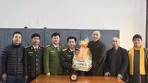Phật giáo Đông Hà tham gia bảo vệ ANTQ, xây dựng văn minh đô thị