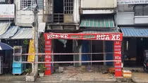 Sáng khai trương tiệm rửa xe, tối bị cháy