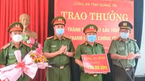 Khen thưởng Công an TP Đông Hà phá các vụ trộm và bắt 3 kg ma túy