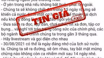 Cảnh báo hiện tượng giả mạo phát ngôn chỉ đạo chống dịch của Phó Thủ tướng Vũ Đức Đam