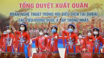 Đoàn Nghệ thuật Trống hội đưa tiết mục “Hào khí non sông” sang Dubai