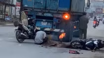 Nữ công nhân gặp nạn trên đường đi làm