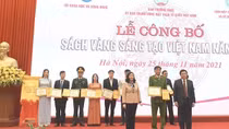 76 công trình, giải pháp sáng tạo được vinh danh trong Sách vàng Sáng tạo Việt Nam 2021