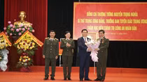 Trưởng Ban Tuyên giáo Trung ương Nguyễn Trọng Nghĩa thăm, chúc mừng Học viện Chính trị CAND