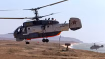 Máy bay Ka-27 Nga chở thành viên FSB đâm vào vách núi