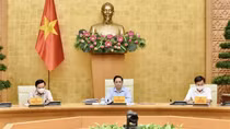 Thủ tướng chủ trì cuộc họp phòng chống dịch trực tuyến toàn quốc tới hơn 9.000 xã, phường