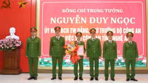 Thứ trưởng Nguyễn Duy Ngọc làm việc tại Công an tỉnh Nghệ An