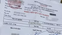Siết chặt việc quản lý phiếu xét nghiệm COVID-19