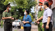 Lãnh đạo Công an TP Hồ Chí Minh kiểm tra đột xuất các phường trọng điểm quận 1