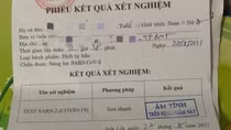 Sửa kết quả xét nghiệm COVID-19 từ âm tính sang dương tính