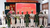Công bố quyết định thành lập Công an chính quy thị trấn Yên Châu