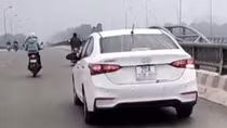 Xử phạt nữ tài xế chạy ô tô vào đường cấm