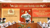 Đảng ủy Công an TP Hồ Chí Minh sơ kết công tác xây dựng Đảng