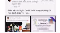 Truy tìm người đăng thông tin sai sự thật về việc tiêm vaccine Trung Quốc tử vong