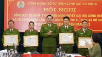 Công đoàn Bộ Tư lệnh CSCĐ chăm lo quyền và lợi ích của đoàn viên