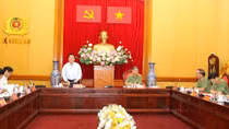 Đoàn kiểm tra của Ban Bí thư làm việc với Ban Thường vụ Đảng ủy Công an Trung ương
