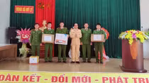 Cục CSGT thăm làm việc với Công an một số xã trọng điểm của tỉnh Nghệ An