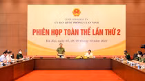 Thẩm tra Báo cáo về kết quả thực hiện nhiệm vụ, ngân sách quốc phòng, an ninh năm 2021