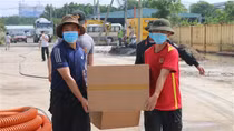Gần 1.500 lượt CSCĐ gấp rút thi công Bệnh viện dã chiến Phước Lộc