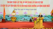 Xây dựng Hưng Yên sớm trở thành tỉnh công nghiệp, nông nghiệp hiện đại