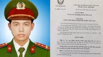 Tiếc thương người cán bộ công an dũng cảm