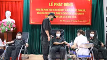 Trung đoàn CSCĐ Thủ đô phát động thi đua phòng, chống dịch và hiến máu tình nguyện