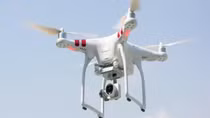 Huyện Mê Linh dùng flycam giám sát khu phong toả
