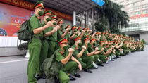 Học viện CSND tiếp tục chi viện lực lượng vào Nam chống dịch