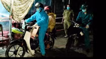 Cảnh sát giao thông trực chốt giúp bệnh nhân về nhà an toàn
