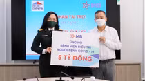 MB ủng hộ 5 tỷ đồng cho Bệnh viện điều trị người bệnh COVID-19