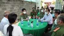 Thứ trưởng Nguyễn Văn Sơn thăm gia đình Thiếu tá Lê Huỳnh Nhật Minh