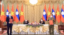 Lực lượng Công an Việt - Lào thắt chặt hơn nữa quan hệ hợp tác