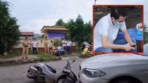 Ô tô BMW vượt chốt kiểm dịch, gây tai nạn giao thông