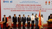 Trường Đại học Khoa học tự nhiên đón Huân chương Lao động hạng Ba lần thứ 2