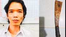 Đòi tiêm vaccine Pfizer không được, dùng dao chém Công an