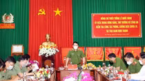 Thứ trưởng Lê Quốc Hùng kiểm tra công tác phòng, chống dịch COVID-19 tại Trại giam Định Thành
