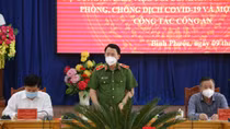 Thứ trưởng Lê Quốc Hùng kiểm tra phòng, chống dịch tại Bình Phước