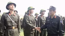 Hơn 1.300 tân binh bước vào thời gian huấn luyện tại Trung đoàn CSCĐ Đông Nam TP Hồ Chí Minh
