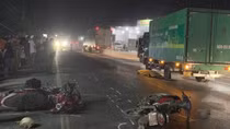 Tai nạn liên hoàn trên tuyến tránh Cai Lậy, 4 người thương vong