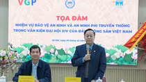 An ninh đi liền với an sinh, an toàn và phát triển - tư duy chiến lược mới của Đảng