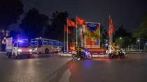 Công an Hà Nội tuần tra đêm, siết chặt an ninh sẵn sàng ngày bầu cử