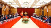 Tổng Bí thư Tô Lâm tiếp lãnh đạo của hơn 40 tập đoàn, doanh nghiệp quốc tế
