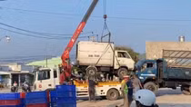 Xử lý phương tiện hết đăng kiểm vẫn lưu thông chở cá ở cảng Mũi Né