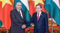 Chủ tịch Quốc hội Trần Thanh Mẫn hội đàm với Chủ tịch Hạ viện Jordan