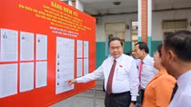 Chủ tịch Quốc hội Trần Thanh Mẫn dự lễ khai mạc bầu cử tại TP Hồ Chí Minh
