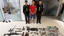 Công an TP Hồ Chí Minh xóa đường dây mua bán, tàng trữ vũ khí quân dụng "khủng"