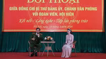 Chánh Văn phòng Cơ quan CSĐT Bộ Công an đối thoại với thanh niên, phụ nữ
