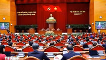 Thông cáo báo chí ngày làm việc thứ nhất Hội nghị Trung ương 2 khóa XIV