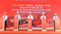 Đồng loạt khởi công các trường nội trú khu vực biên giới